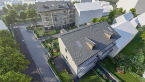 Via Soffietti / Via Gramsci Pianezza - vista dall'alto