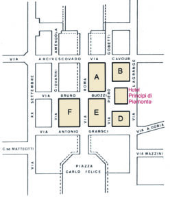 Planimetria Lotti Via Roma - Torino